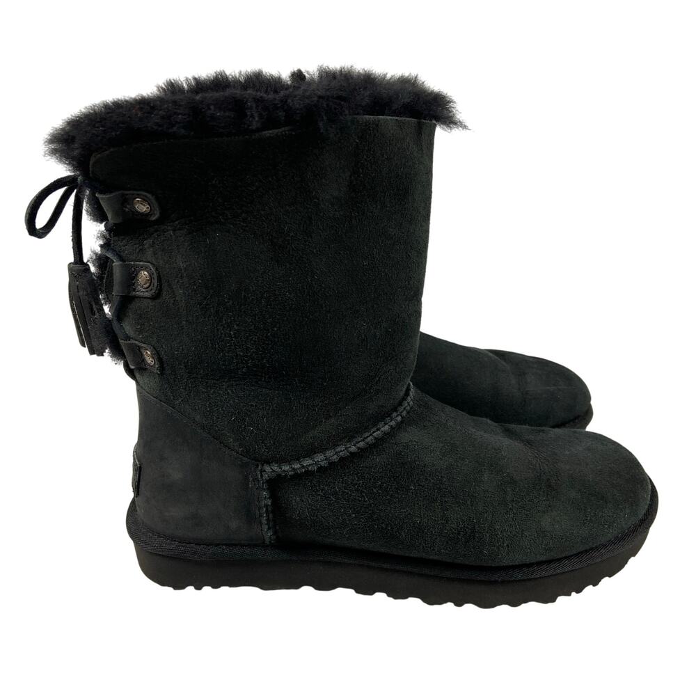 UGG Black Suede  Black Suede Kristabelle Boots  10 Womens 1014613